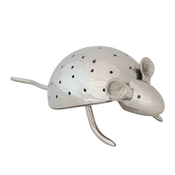Nickel Vintage-Inspired Mouse Toothpick Holder