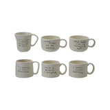 Organic Stoneware Mug w/ Sentiment