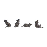 Metallic-Glazed Stoneware Rat