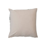 Square Embroidered Trees Pillow w/ French Knots