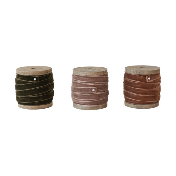 Velvet Ribbon on Spool