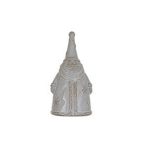 Stoneware Santa-Shaped Bell