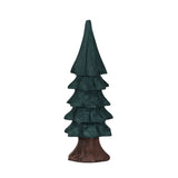 Mini Green Carved Wood Tree