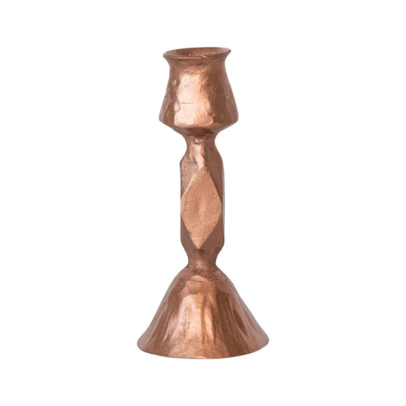 Small Copper Forged Cast Taper Holder