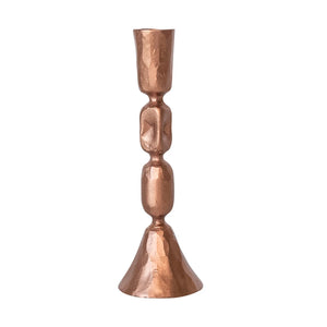 Large Copper Forged Cast Taper Holder
