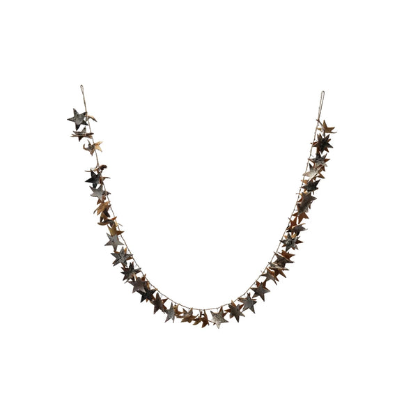 Natural Birch Bark Star Garland