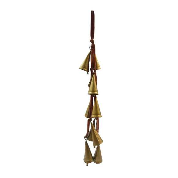 Velvet Ribbon & Metal Bells Door Hanger