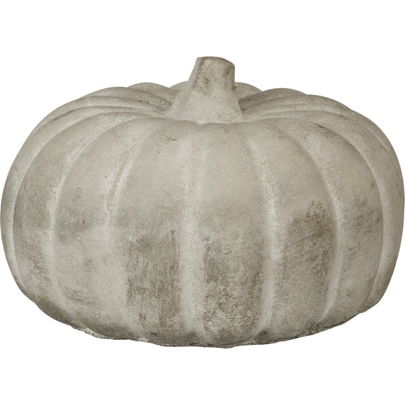 Grey Cement Pumpkin
