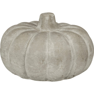 Grey Cement Pumpkin