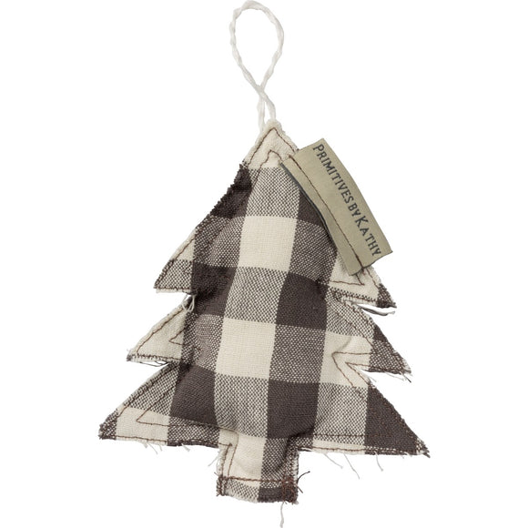 Black Buffalo Check Tree Ornament