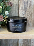 Cocoa + Mint 6oz Candle in Travel Tin