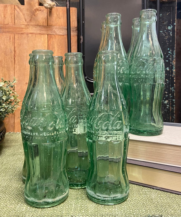 Vintage Hobble Skirt Coca-Cola Glass Bottle