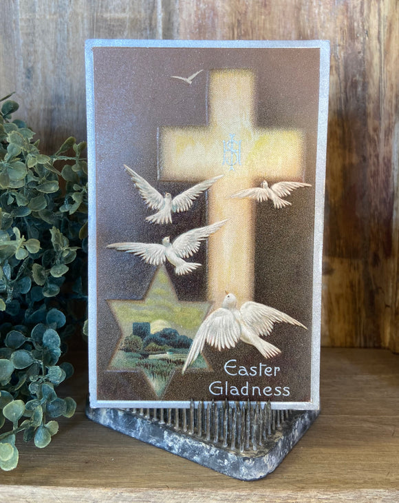 Antique Easter Gladness Postcard