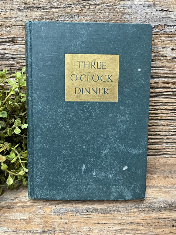 Vintage Three O'Clock Dinner Book