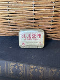 Vintage St. Joseph Aspirin Tin