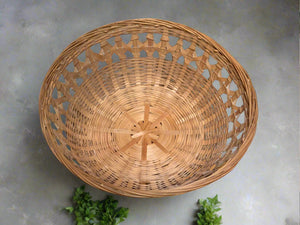 Vintage Handwoven Basket