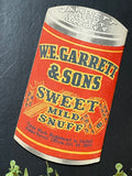 Vintage W.E. Garrett & Sons Snuff Notebook