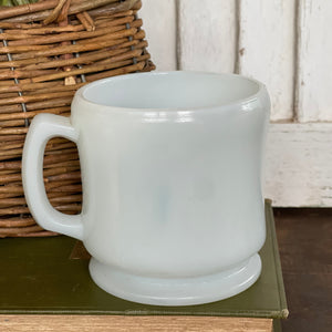 Milk Glass Shaving Mug