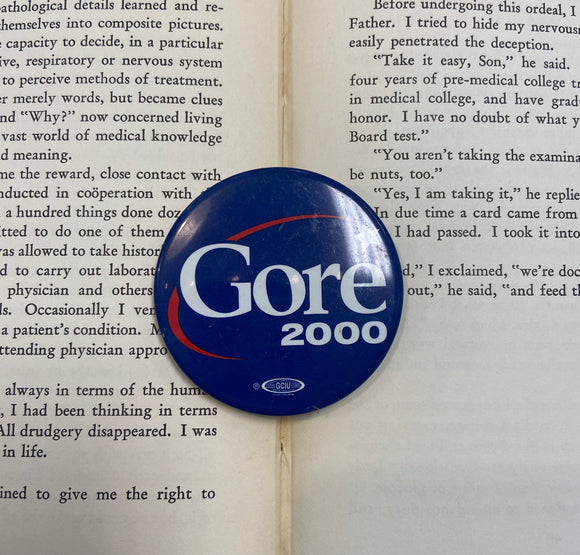 Gore for President 2000 Button/Pin