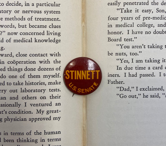 1966 Stinnett for Senate Button/Pin