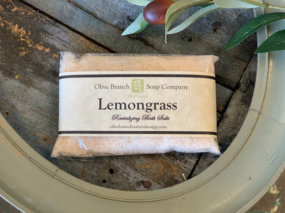 Lemongrass Bath Salts Packet