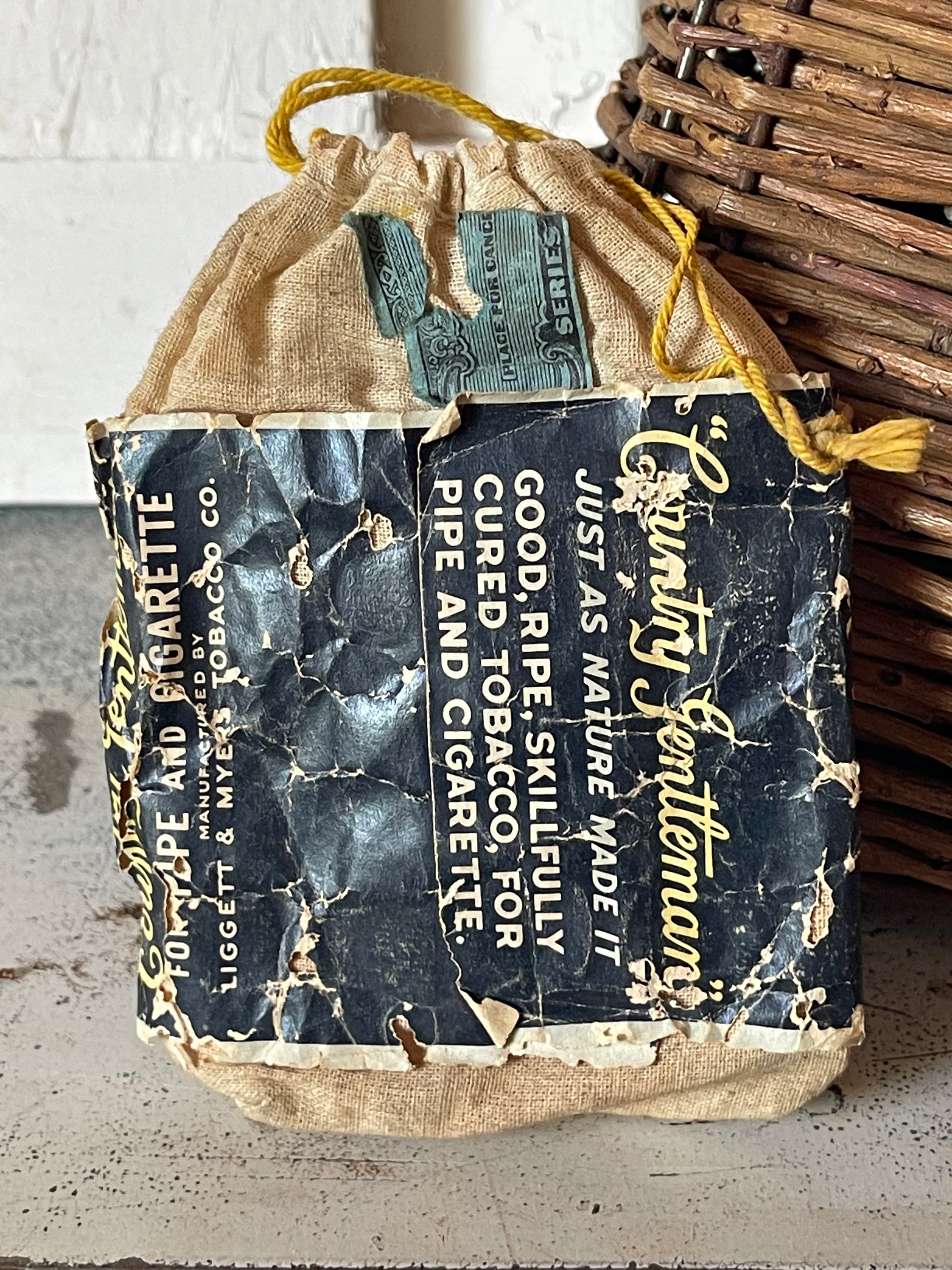 country gentleman tobacco pouch Country Gentleman Tobacco Pouch 1940s. $6.00, via Etsy Vintage "Country Gentleman" Pouch