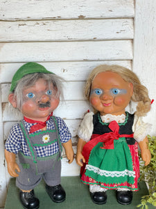 Pair of Vintage West Germany Dolls