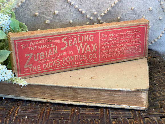 Vintage Zubian Mason Jar Sealing Wax