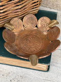 Folk Art Ash Tray Made from Centavos