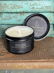 Tonka Bean 6oz Candle in Travel Tin