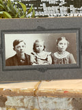 Vintage Photo Card of Three Children