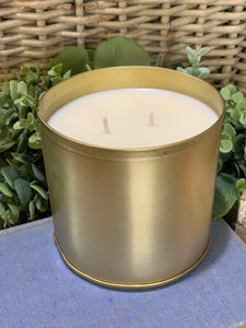 Peppered Lime + Bergamot 32oz Soy Candle in Tin