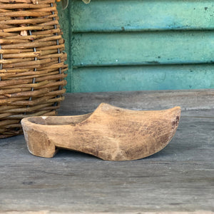 Cute Small Vintage Wooden Shoe