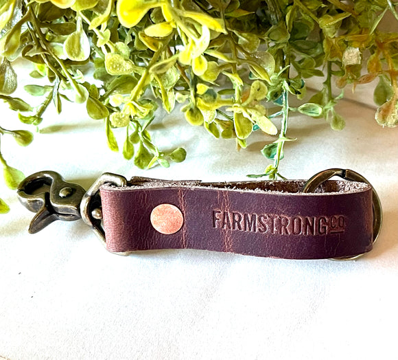 Handmade Leather Key Fob