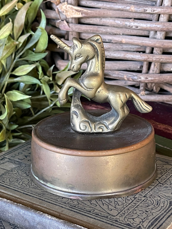 Vintage Brass Unicorn