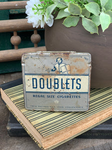 Vintage Doublets Cigarette Tin