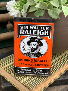 Vintage Sir Walter Raleigh Tin