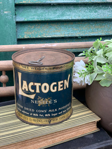 Vintage Lactogen Can