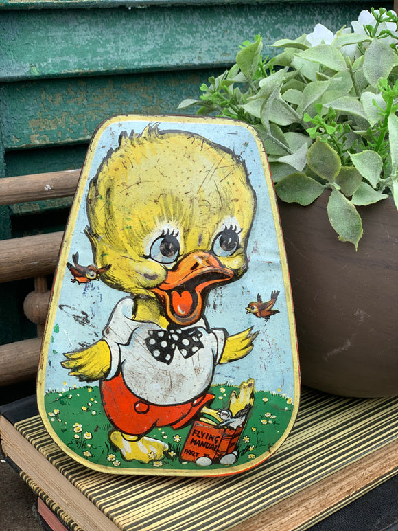 Vintage Easter Duck Tin