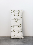 Hand-Woven Cotton Blend Lumbar Pillow w/ Woven Tassels
