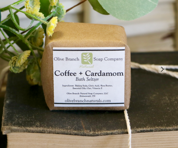Coffee + Cardamom Bath Seltzer