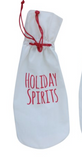 Drawstring Wine Bag w/ Holiday Sentiment