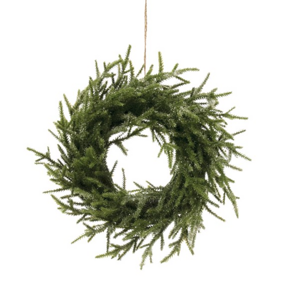 Faux Pine Wreath