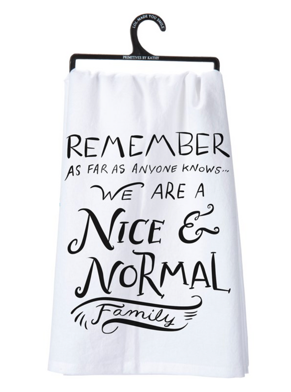Nice & Normal Family Tea Towel