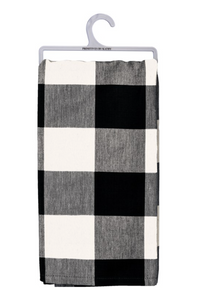 Black Buffalo Check Tea Towel