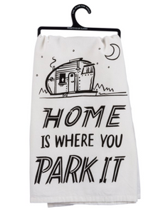 Home Is Where You Park It Tea Towel