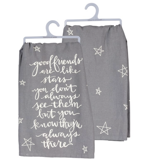 Good Friends Are Like Stars Tea Towel