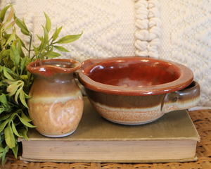 Handmade in Smokey Mountains, TN, Pottery Set