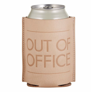 Leather Coozie - Out of Office