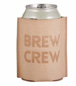 Leather Coozie - Brew Crew
